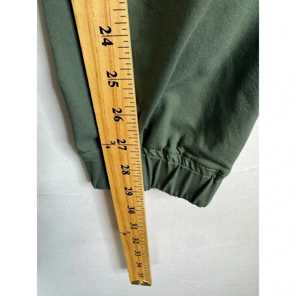 Kit and Ace Mens Navigator Stretch Trousers Olive Green Tapered Pants Size 30X29